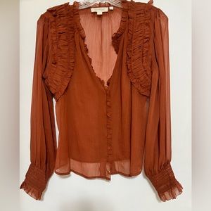 Forever that Girl sheer blouse